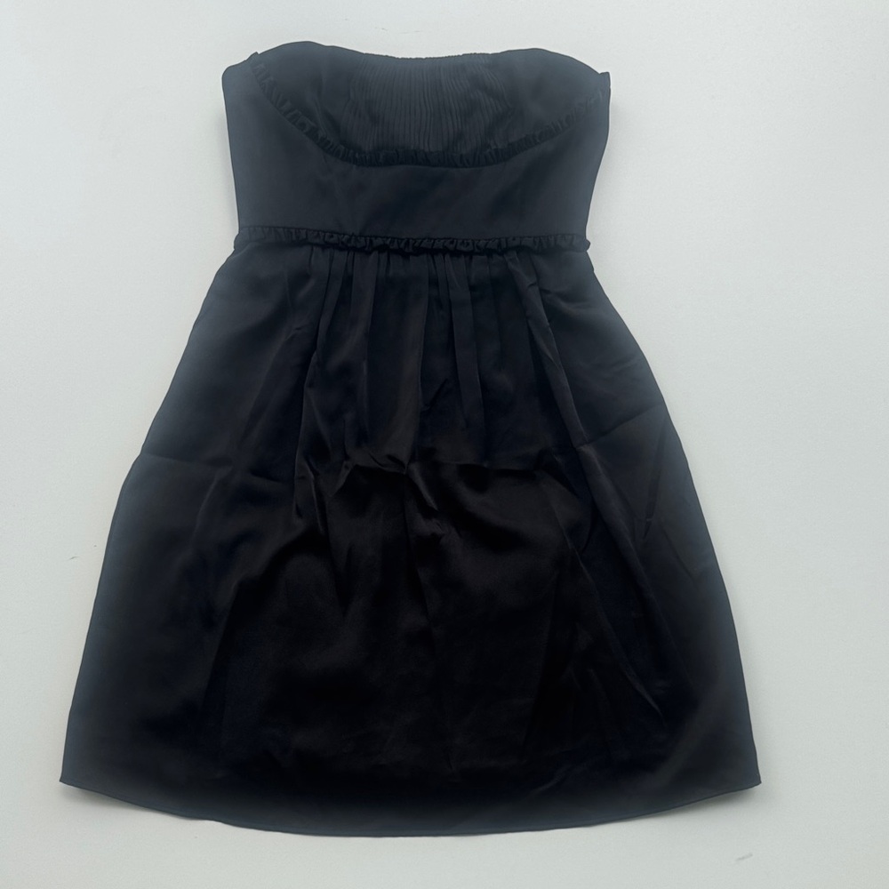 BCBGMaxAzria Black Strapless Dress